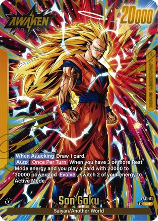 Son Goku - FS11-01 (Gold) (FS11-01) - Starter Deck EX The Phase of Evolution Holofoil