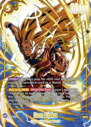 Son Goku - FS11-07 (Gold) (FS11-07) - Starter Deck EX The Phase of Evolution Holofoil