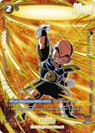 Krillin - FS12-03 (Gold) (FS12-03) - Starter Deck EX The Beat of Ki Holofoil