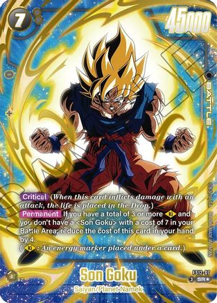 Son Goku - FS12-07 (Gold) (FS12-07) - Starter Deck EX The Beat of Ki Holofoil