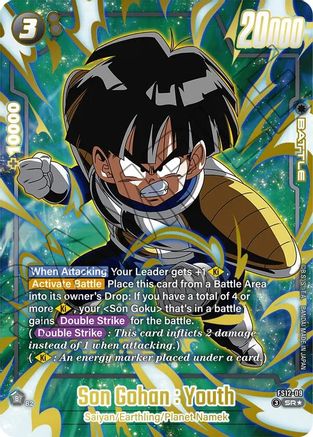 Son Gohan : Youth - FS12-09 (Gold) (FS12-09) - Starter Deck EX The Beat of Ki Holofoil