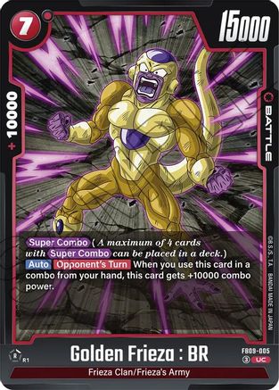 Golden Frieza : BR (FB09-005) - Dual Evolution