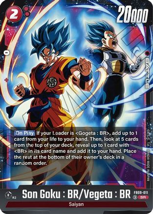 Son Goku : BR/Vegeta : BR (FB09-011) - Dual Evolution Holofoil