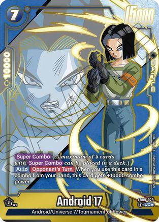 Android 17 - FB09-029 (Alternate Art) (FB09-029) - Dual Evolution Holofoil