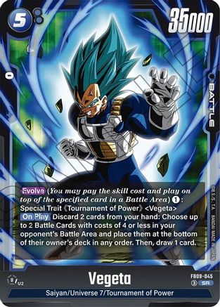 Vegeta - FB09-045 (FB09-045) - Dual Evolution Holofoil