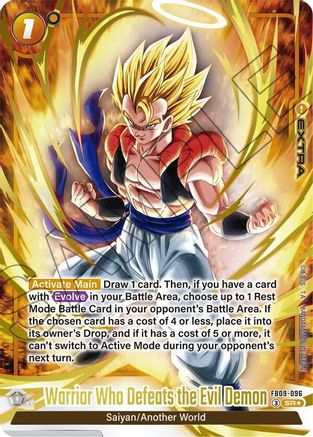 Warrior Who Defeats the Evil Demon (Alternate Art) (FB09-096) - Dual Evolution Holofoil