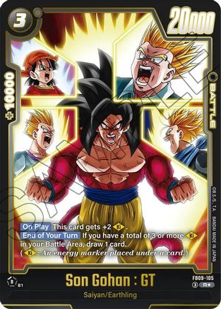 Son Gohan : GT - FB09-105 (Alternate Art) (FB09-105) - Dual Evolution Holofoil