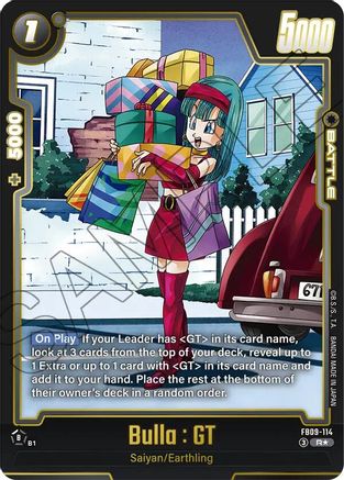 Bulla : GT (Alternate Art) (FB09-114) - Dual Evolution Holofoil
