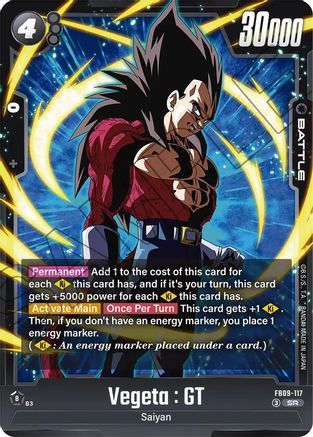 Vegeta : GT - FB09-117 (FB09-117) - Dual Evolution Holofoil