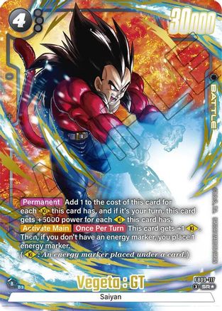 Vegeta : GT - FB09-117 (Alternate Art) (FB09-117) - Dual Evolution Holofoil