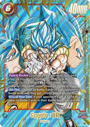 Gogeta : BR - FB09-121 (Super Alternate Art) (FB09-121) - Dual Evolution Holofoil