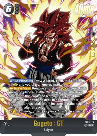 Gogeta : GT - FB09-123 (FB09-123) - Dual Evolution Holofoil