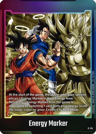 Energy Marker (E-114) (E-114) - Fusion World Energy Markers