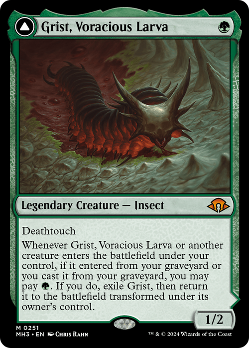 Grist, Voracious Larva (MH3-251) - Modern Horizons 3 Foil