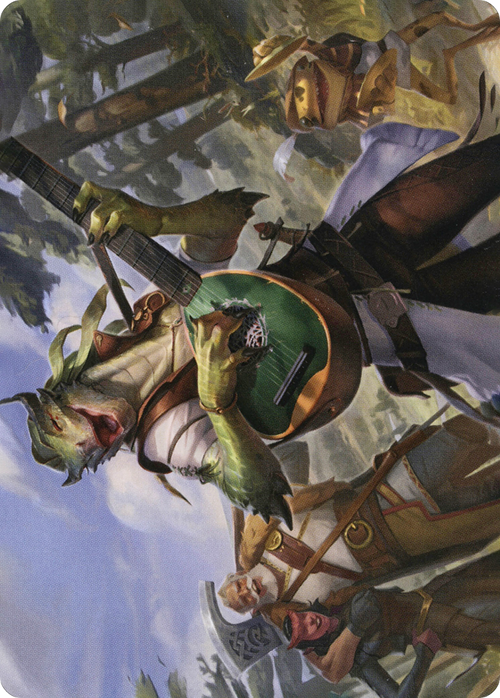 Wandering Troubadour // Wandering Troubadour (AAFR-064) - Adventures in the Forgotten Realms Art Series (Borderless)