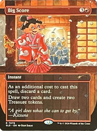 Big Score (7076) (SLD-7076) - Secret Lair Drop Series Foil