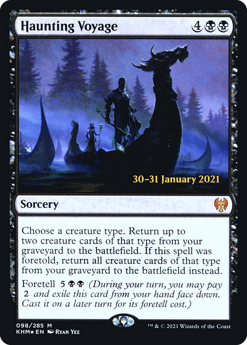 Haunting Voyage (PRE-98S) - Kaldheim Promos Foil