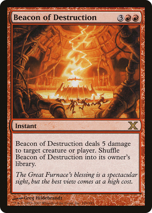 Beacon of Destruction (10E-189) - Tenth Edition