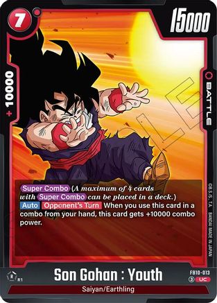 Son Gohan : Youth - FB10-013 (FB10-013) - Cross Force
