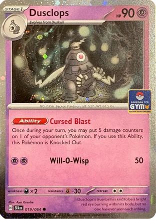 Dusclops (Southeast Asia Exclusive) 019  - Holofoil League & Championship Cards - Common