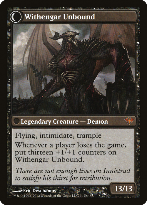 Elbrus, the Binding Blade (DKA-147) - Dark Ascension: (Double Faced Transform) Foil