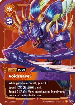 Kha'Zix - Voidreaver (201/219) - Unleashed Foil