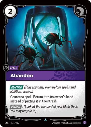 Abandon (131/219) - Unleashed Foil