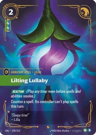 Lilting Lullaby (190/219) - Unleashed Foil