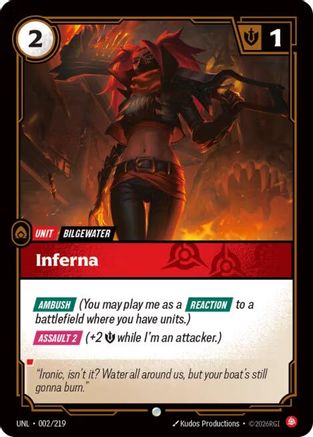 Inferna (002/219) - Unleashed Foil