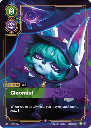 Vex - Gloomist (193/219) - Unleashed Foil