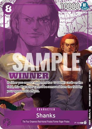 Shanks (Winner Pack 2026 Vol. 2) (P-104) - One Piece Promotion Cards Foil