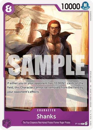 Shanks (Tournament Pack 2026 Vol. 2) (P-104) - One Piece Promotion Cards