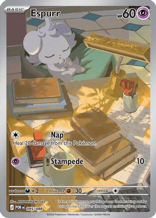 Espurr 095/088  - Holofoil ME03 Perfect Order - Illustration Rare