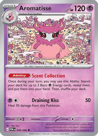 Aromatisse 036  - Reverse Holofoil ME03 Perfect Order - Uncommon