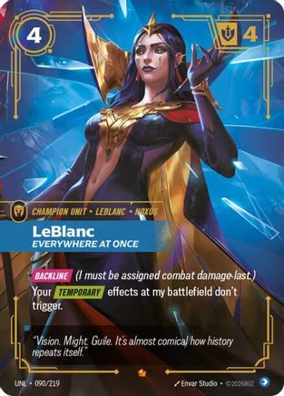 LeBlanc - Everywhere At Once (090/219) - Unleashed Foil