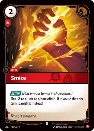 Smite (007/219) - Unleashed Foil