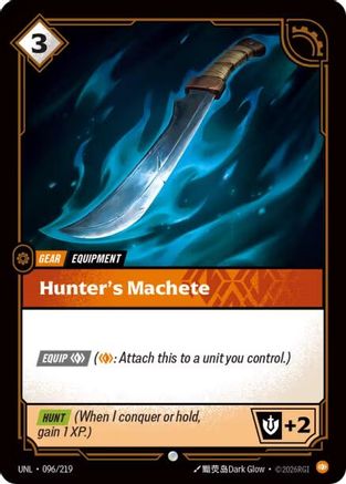 Hunter's Machete (096/219) - Unleashed Foil