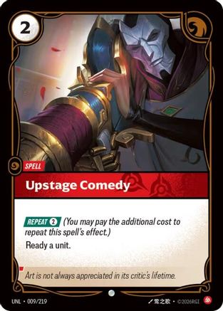 Upstage Comedy (009/219) - Unleashed Foil