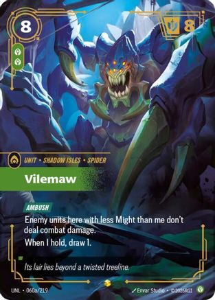 Vilemaw (Alternate Art) (060a/219) - Unleashed Foil