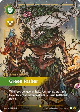 Ivern - Green Father (Overnumbered) (233/219) - Unleashed Foil