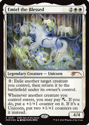 Emiel the Blessed (Year of the Horse 2026) (SSP-001) - Standard Showdown Promos Foil