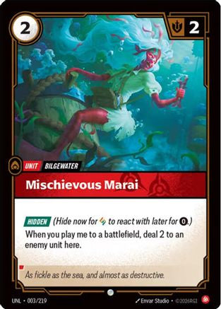 Mischievous Marai (003/219) - Unleashed Foil