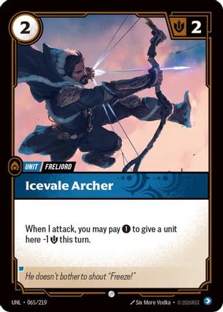 Icevale Archer (065/219) - Unleashed