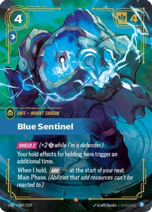 Blue Sentinel (087/219) - Unleashed Foil