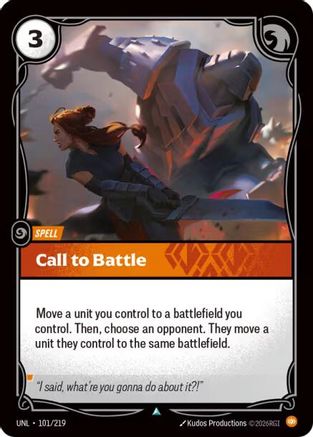 Call to Battle (101/219) - Unleashed