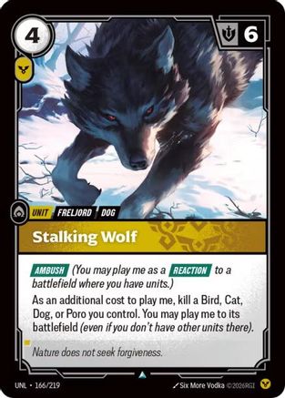 Stalking Wolf (166/219) - Unleashed