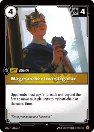 Mageseeker Investigator (163/219) - Unleashed