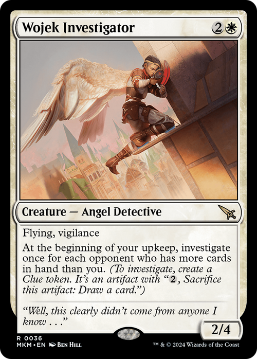 Wojek Investigator (b) (MKM-036) - Murders at Karlov Manor Foil