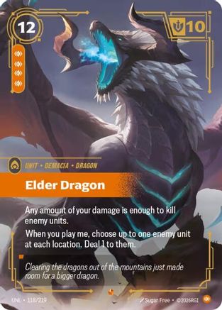 Elder Dragon (118/219) - Unleashed Foil
