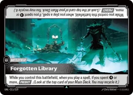 Forgotten Library (211/219) - Unleashed Foil